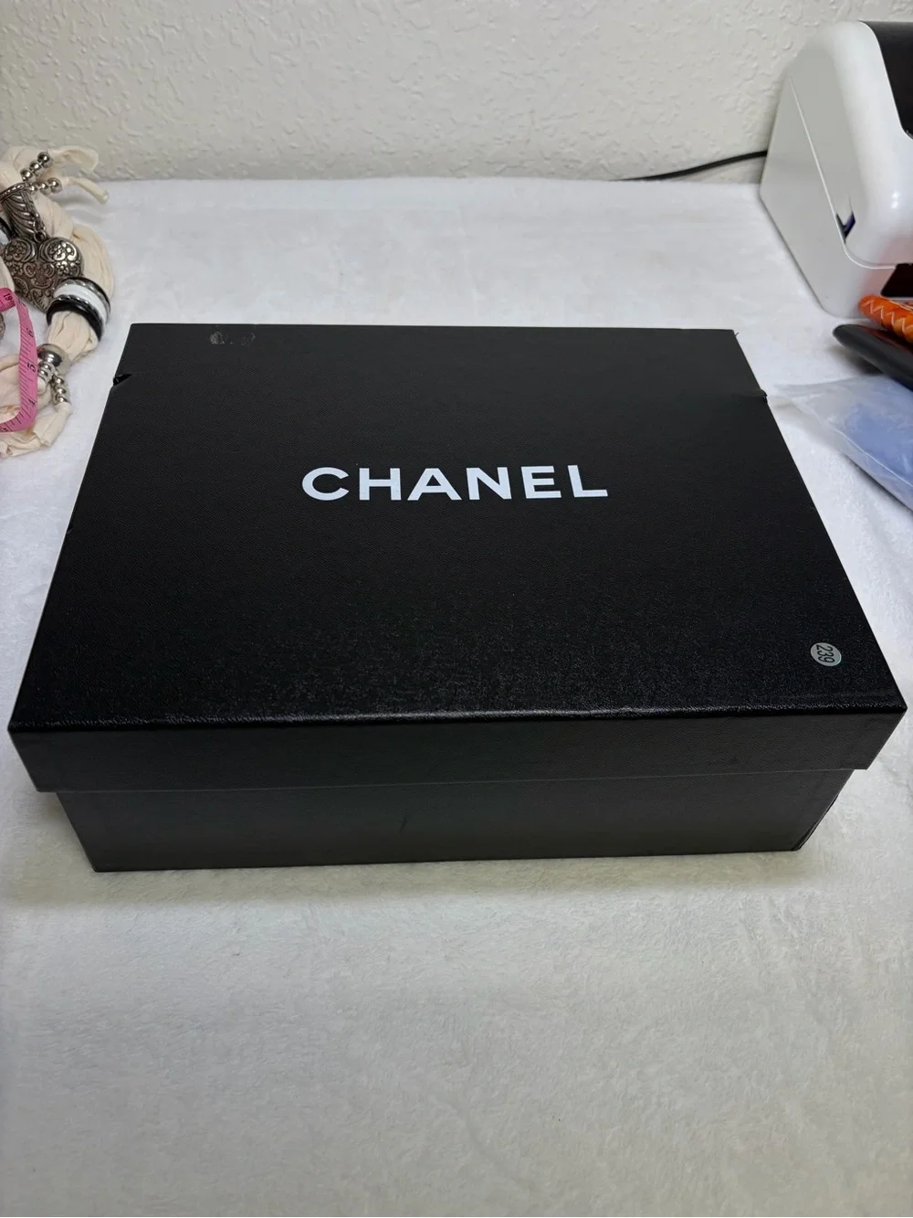 CHANEL Metallic Gold Peep-Toe Stiletto Heels